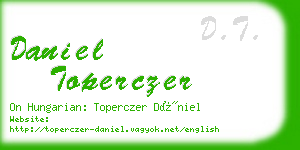 daniel toperczer business card